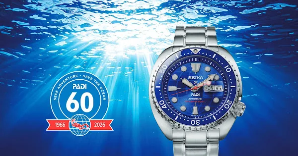 Seiko Celebrates a Decade of Partnership with New PADI 60th Anniversary Limited Edition
