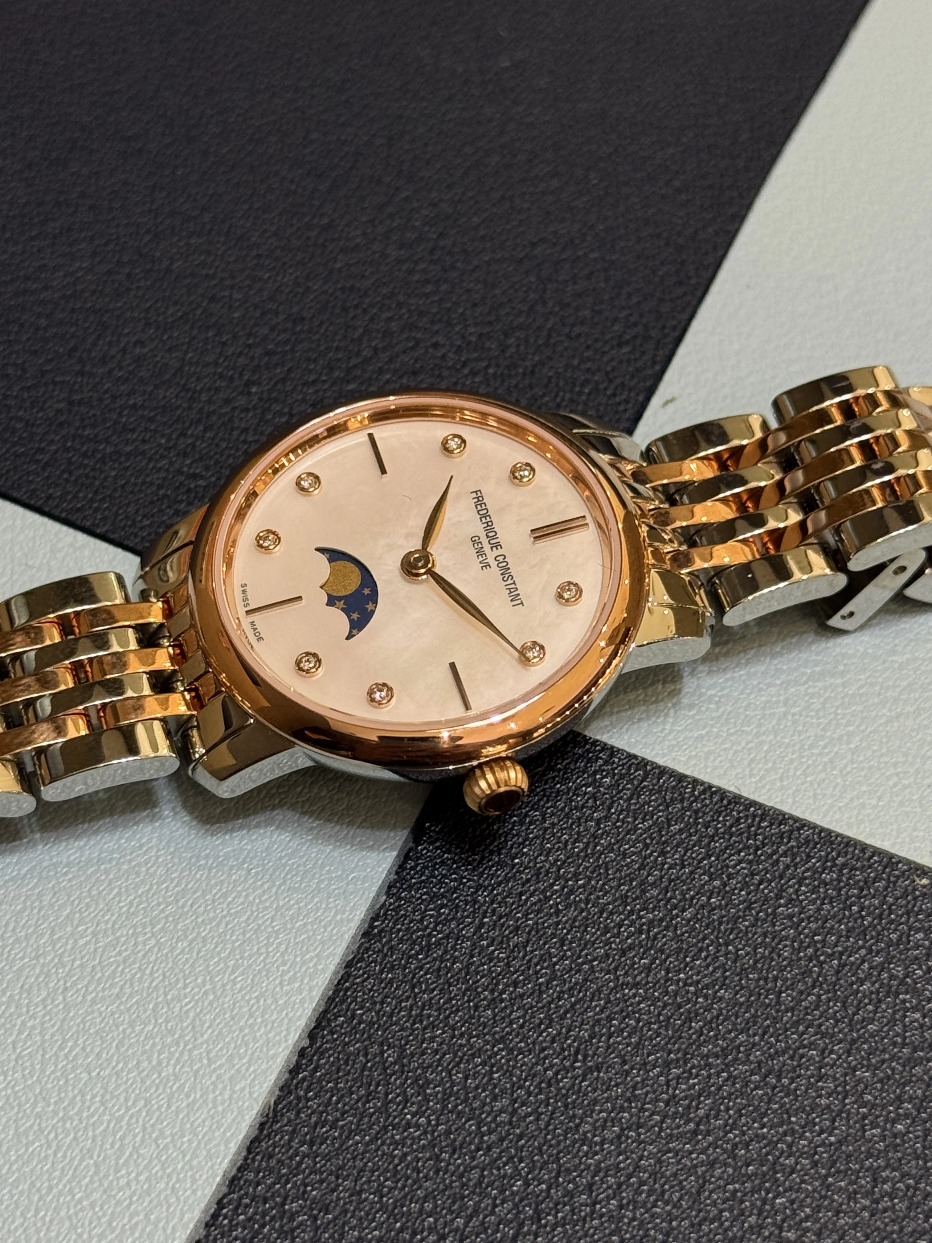 SLIMLINE LADIES | MOONPHASE | FC-206MPWD1S2B