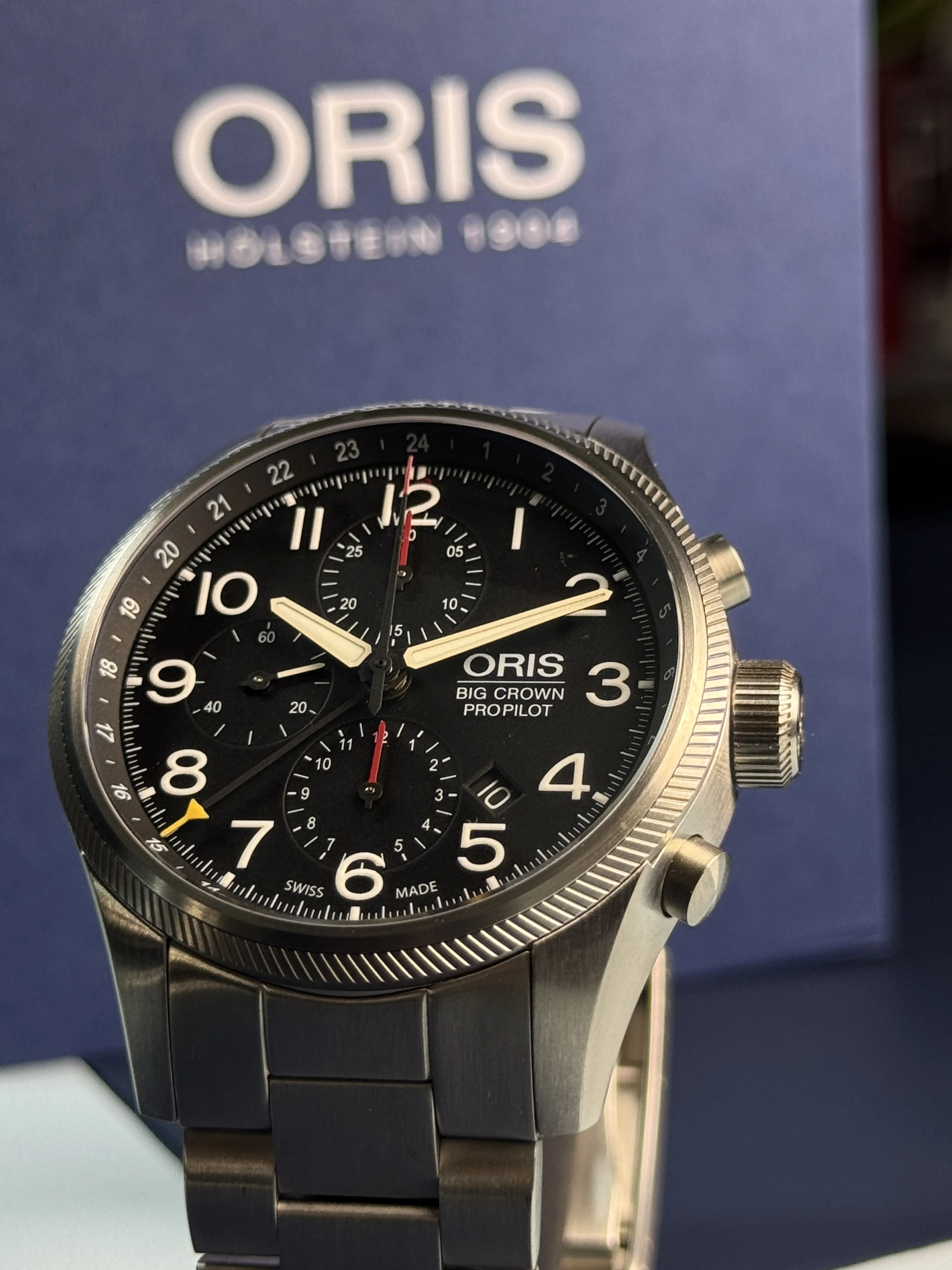 BIG CROWN | PROPILOT | CHRONO GMT | 01 677 7699 4164-07 8 22 19