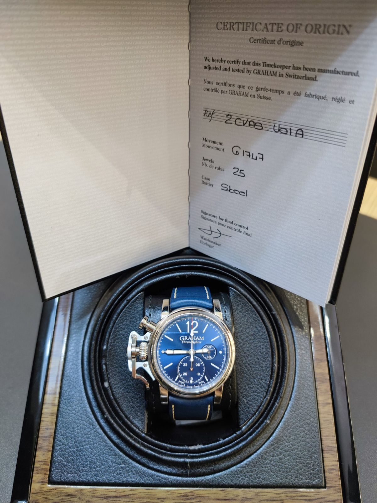 Chronofighter Vintage BLUE FACE