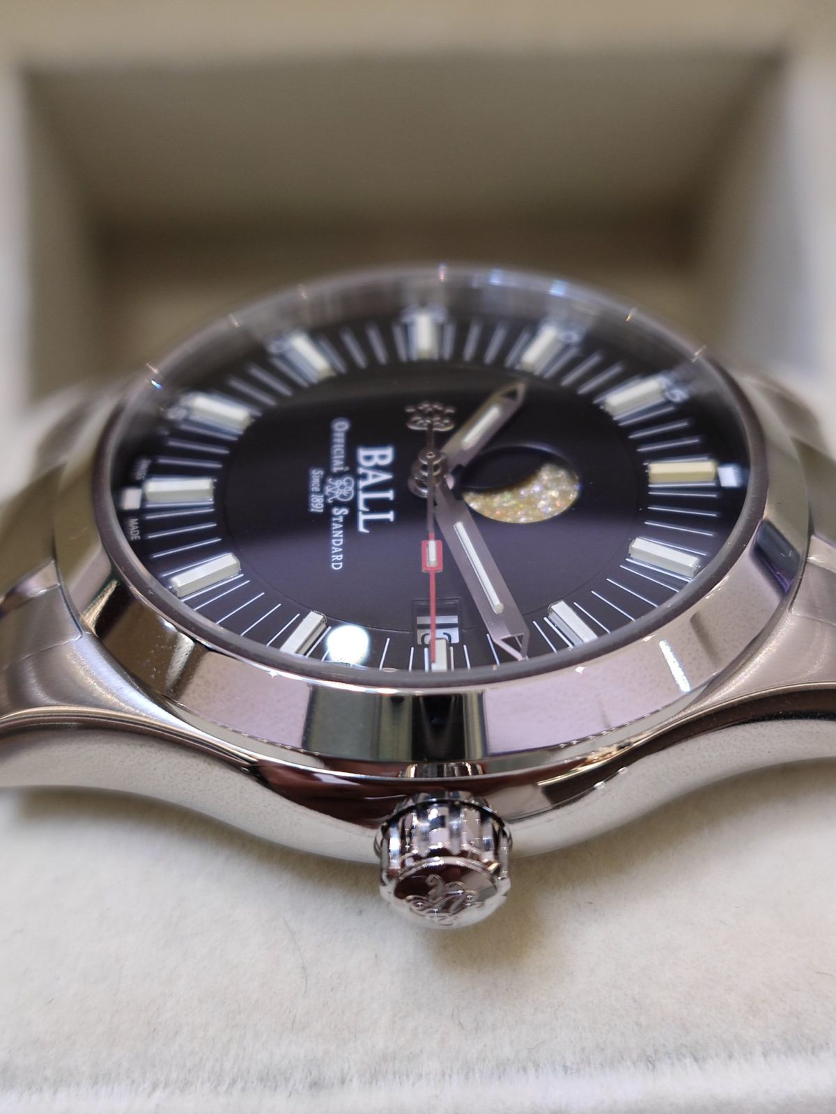 BALL Engineer II MOON Phase 41mm NM2282C-SJ-BK