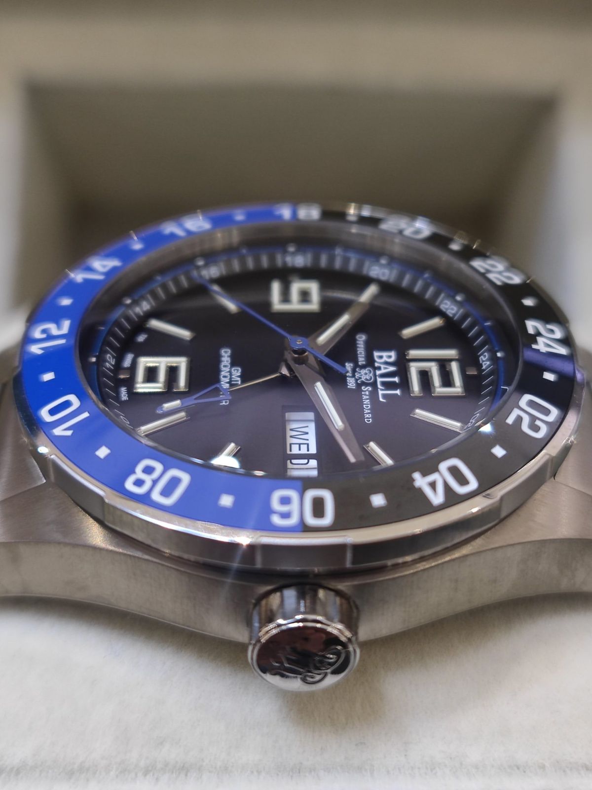 BALL Roadmaster Marine GMT 40mm DG3030B-S1CJ-BK