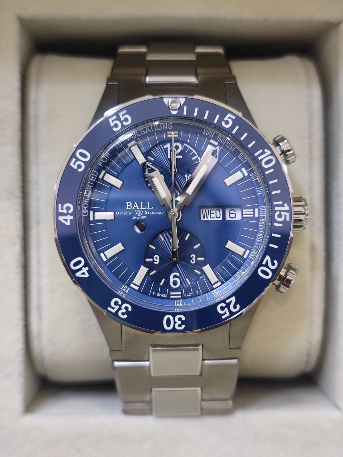 BALL Roadmaster Rescue Chronograph 42mm DC3030C-S1-BE