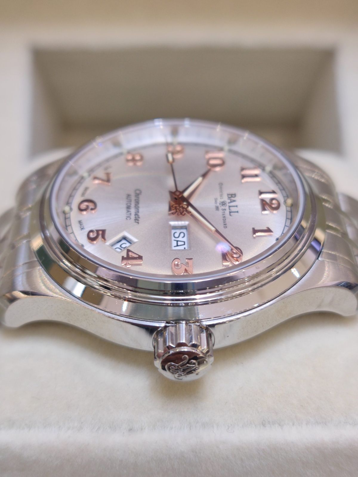 BALL Trainmaster Cleveland Express 41mm NM1058D-SCJ-SLRG