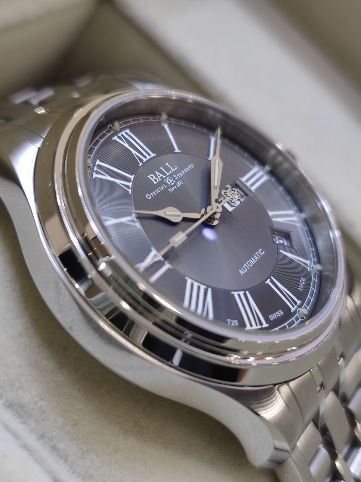 BALL Trainmaster Roman 41mm NM1058D-S4J-GY