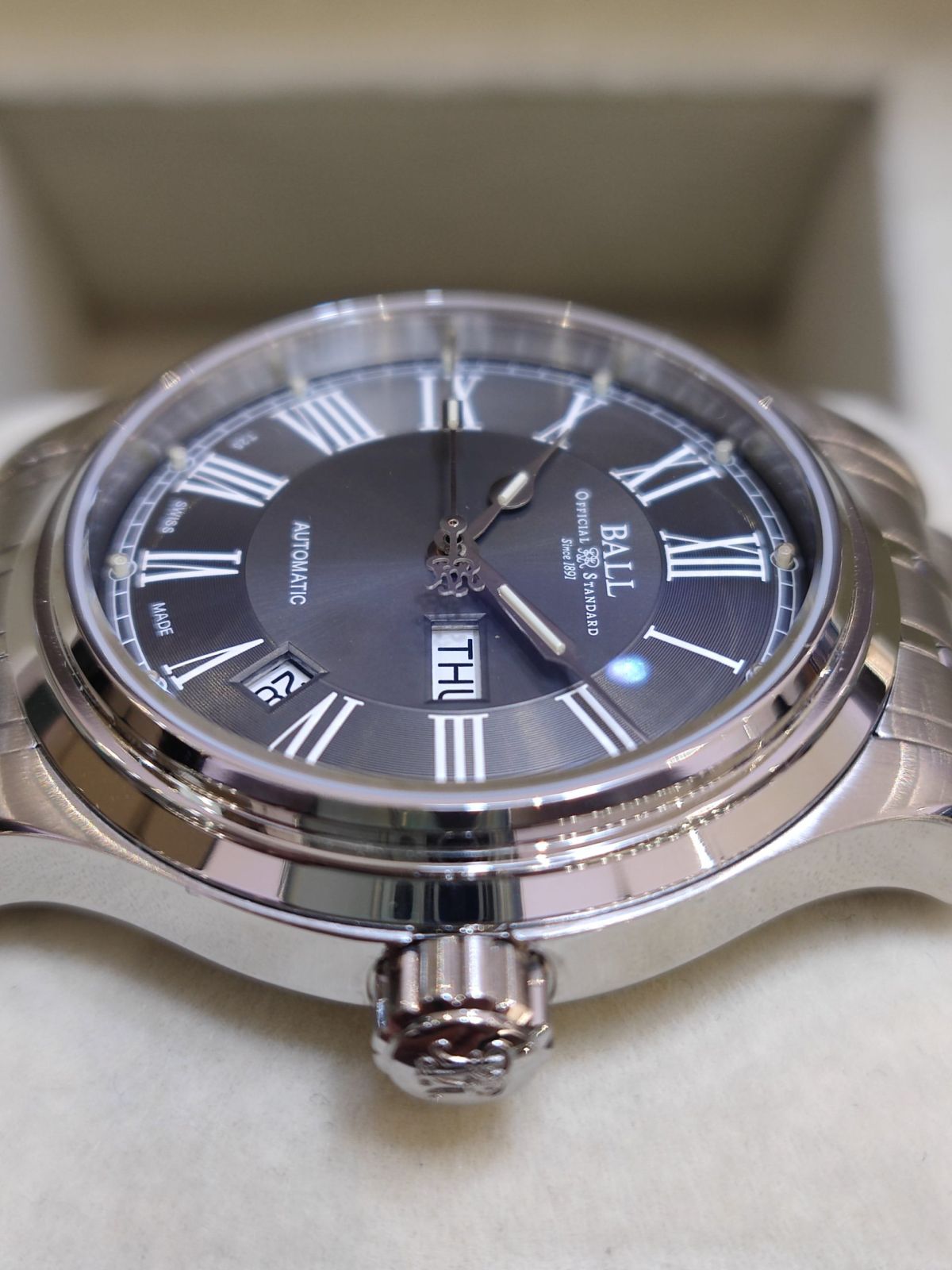 BALL Trainmaster Roman 41mm NM1058D-S4J-GY