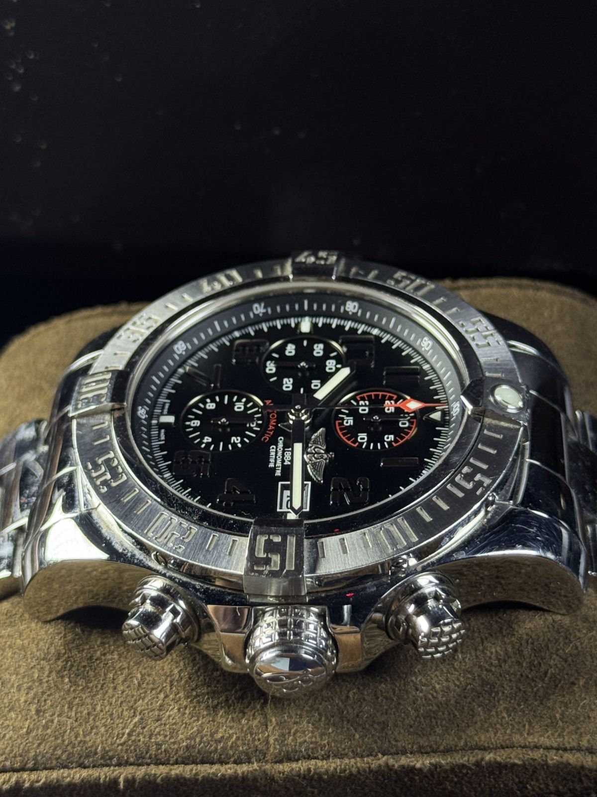 Super Avenger II A1337111 Black DIAL 48mm Automatic Chronogrpah