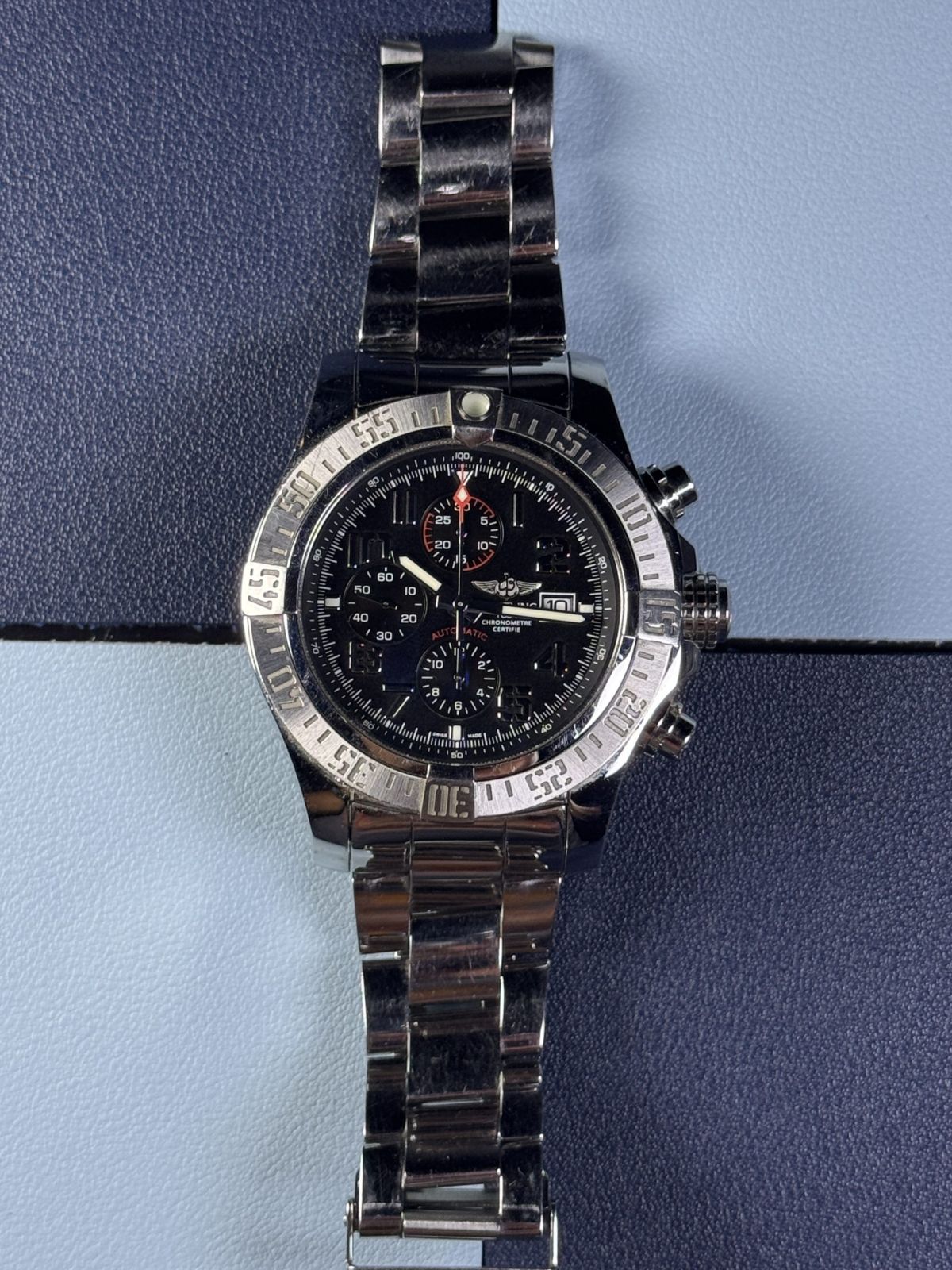 Super Avenger II A1337111 Black DIAL 48mm Automatic Chronogrpah