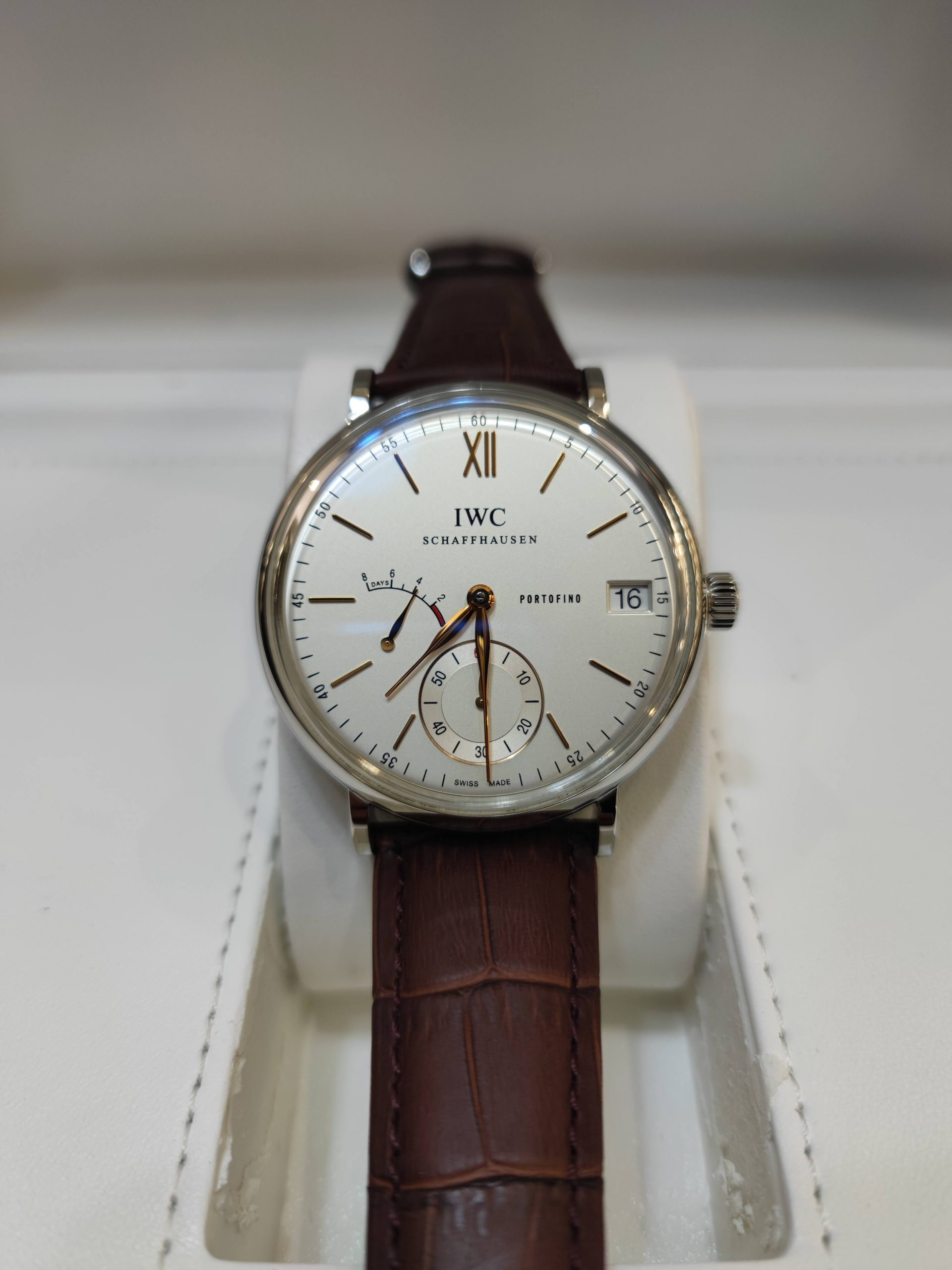 Iwc portofino hand wound 8 online days