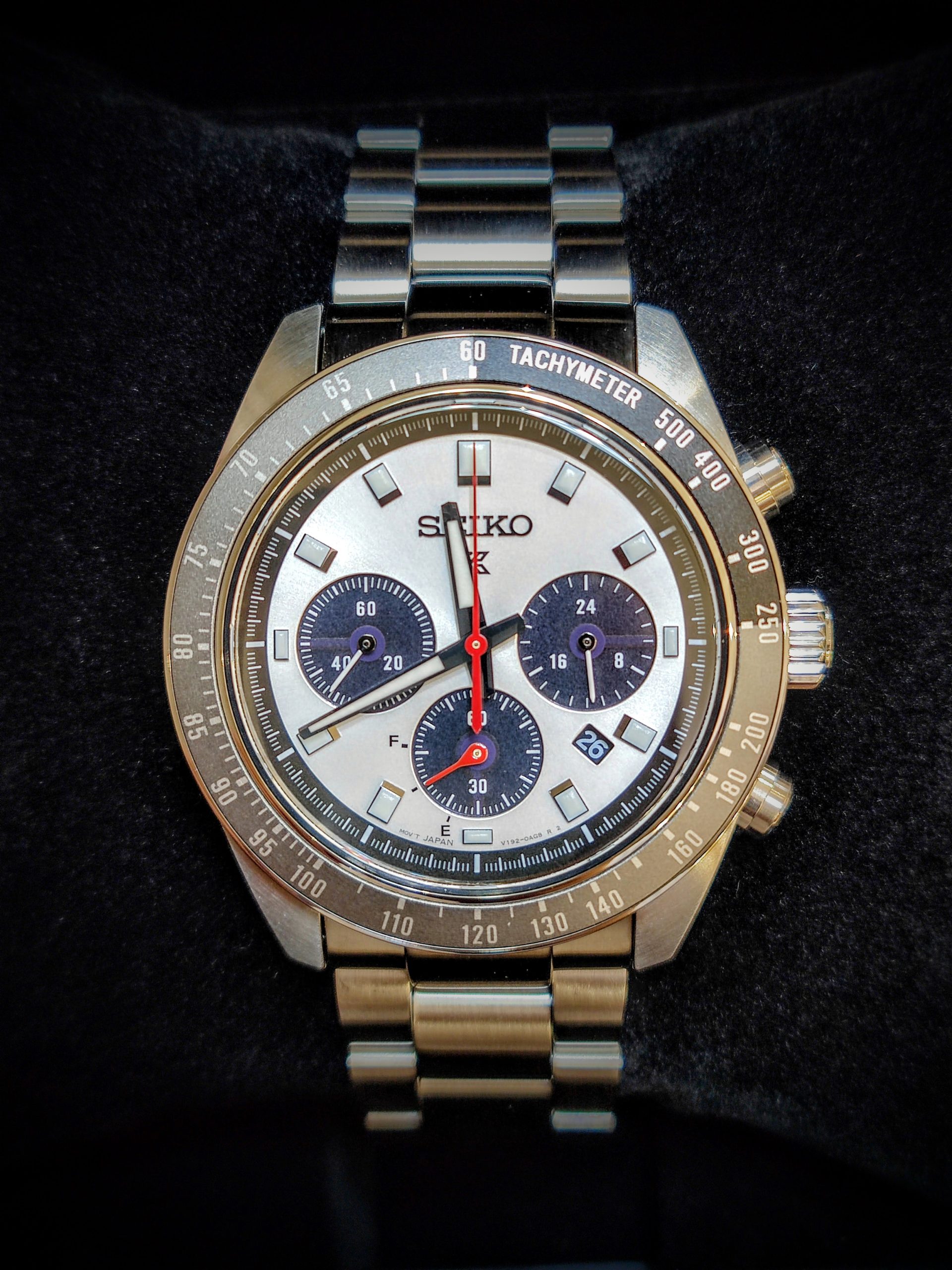 SEIKO PROSPEX SPEEDTIMER SOLAR CHRONOGRAPH SEITONA SSC911P1