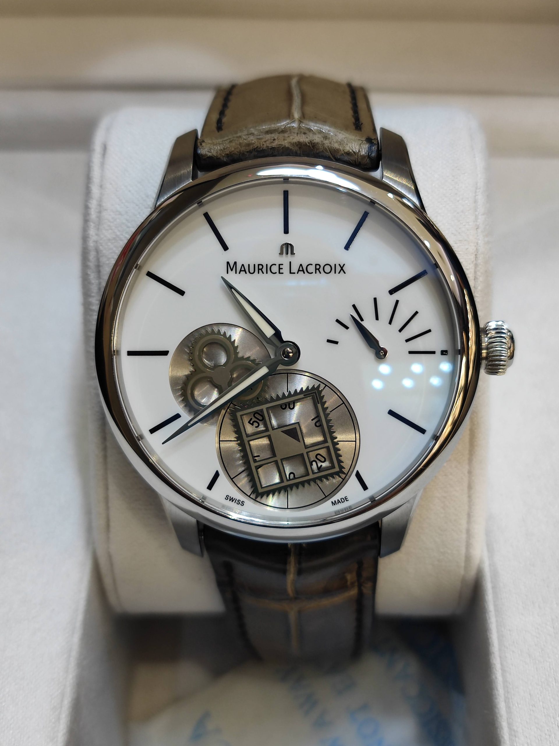 Maurice lacroix discount masterpiece square wheel