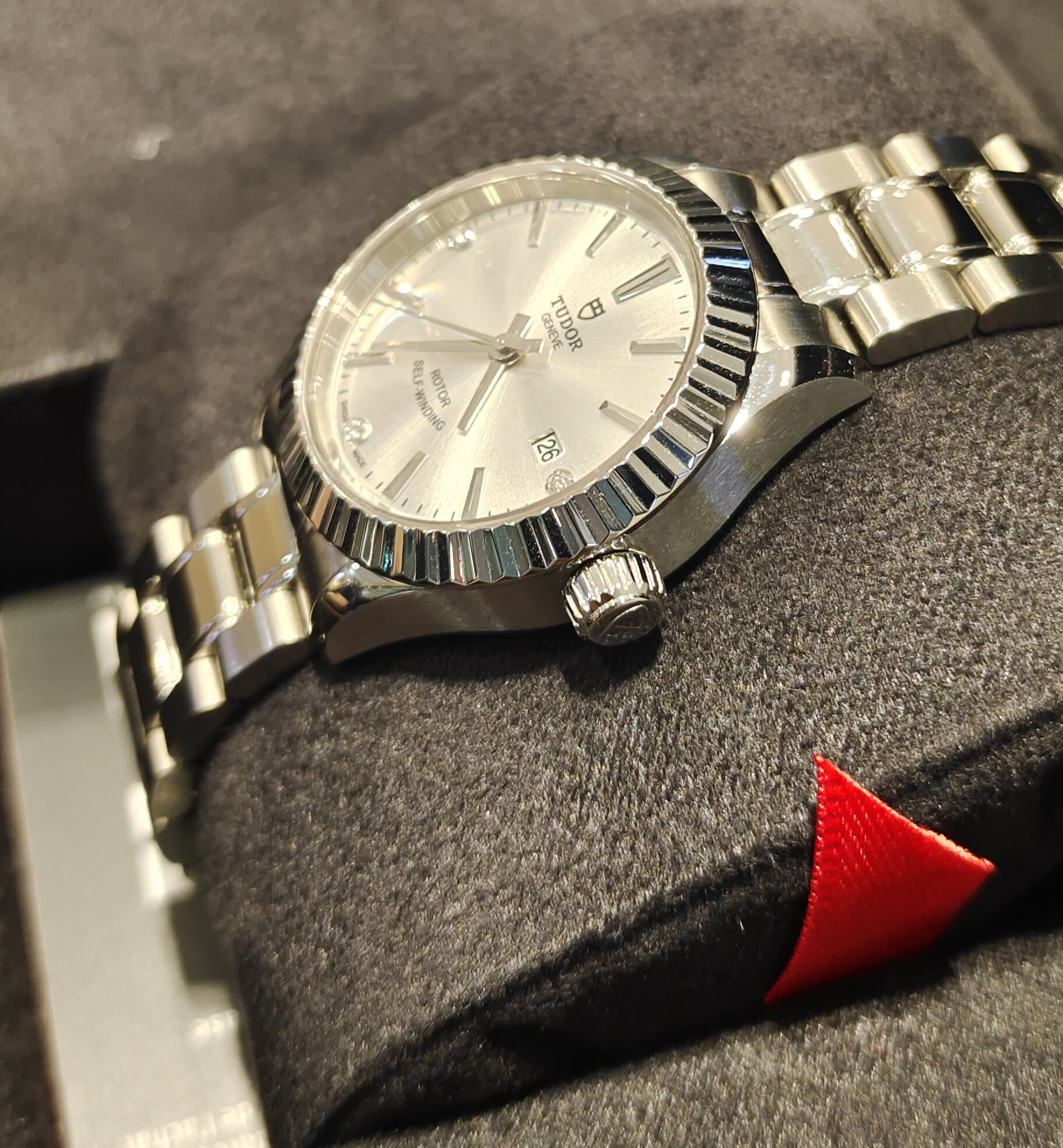 Tudor style 2024 fluted bezel