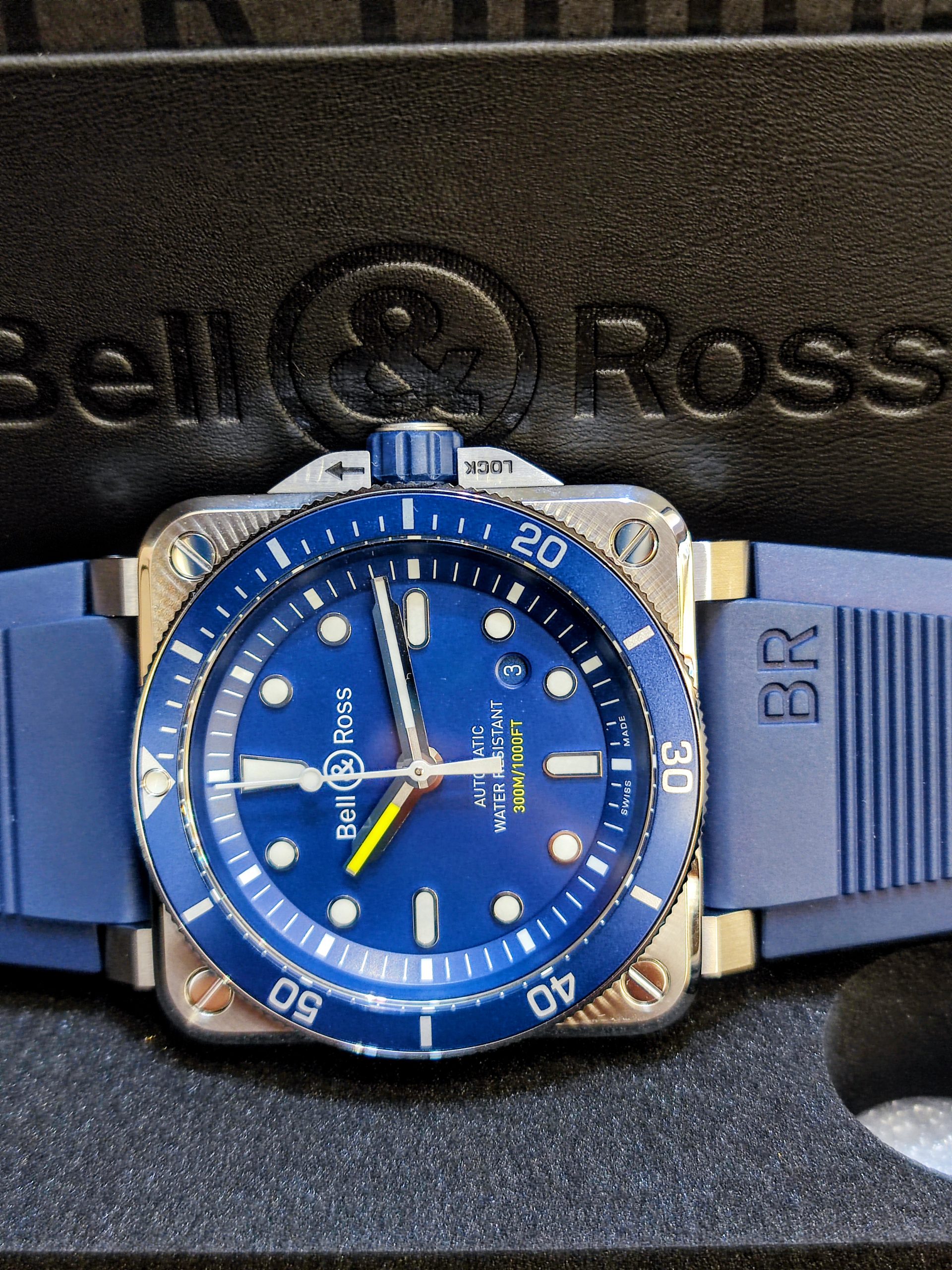 Bell ross diver discount blue