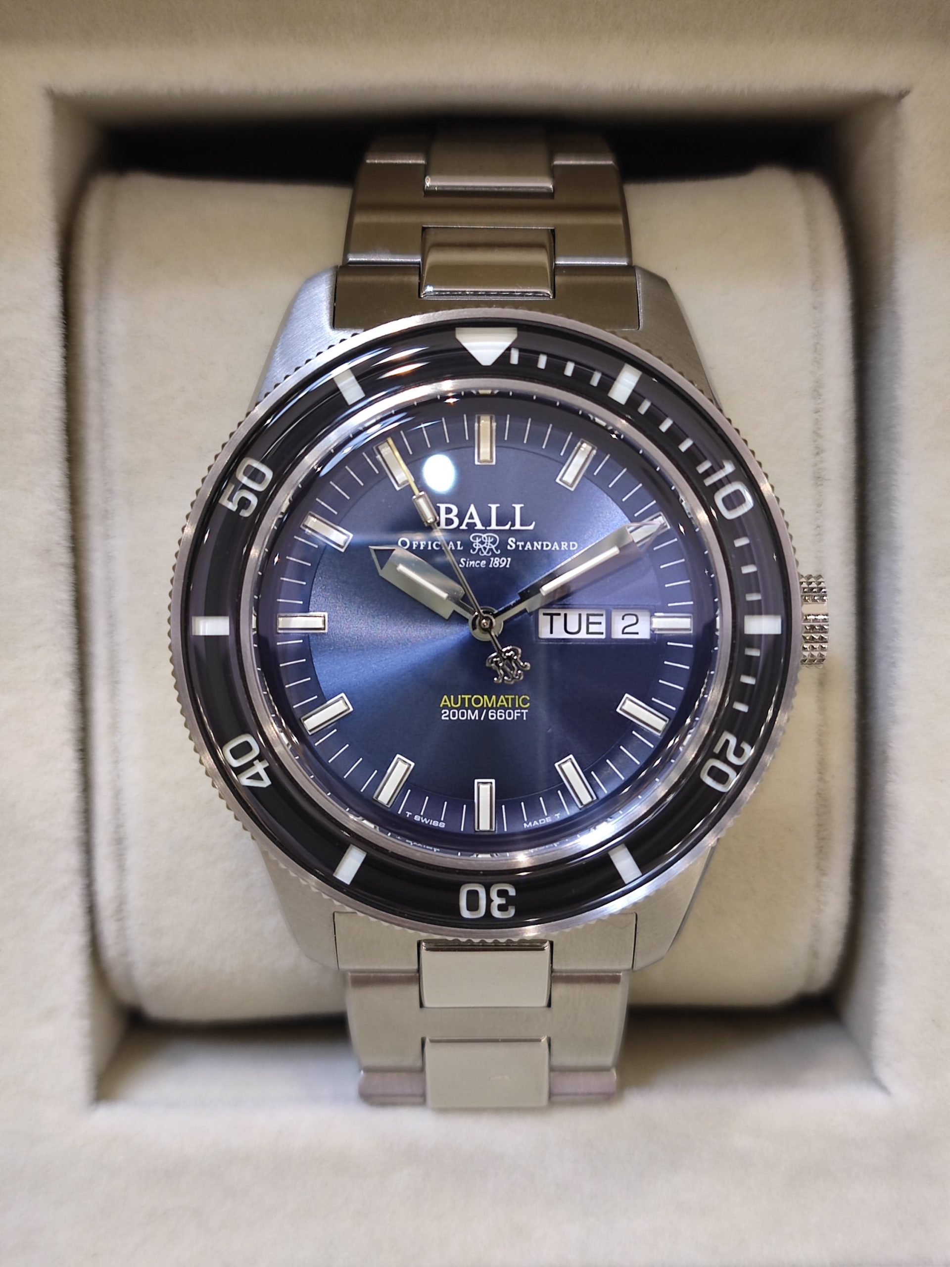 BALL ENGINEER II SKINDIVER HERITAGE 42MM DM3208B-S1-BE - Hang Thai 