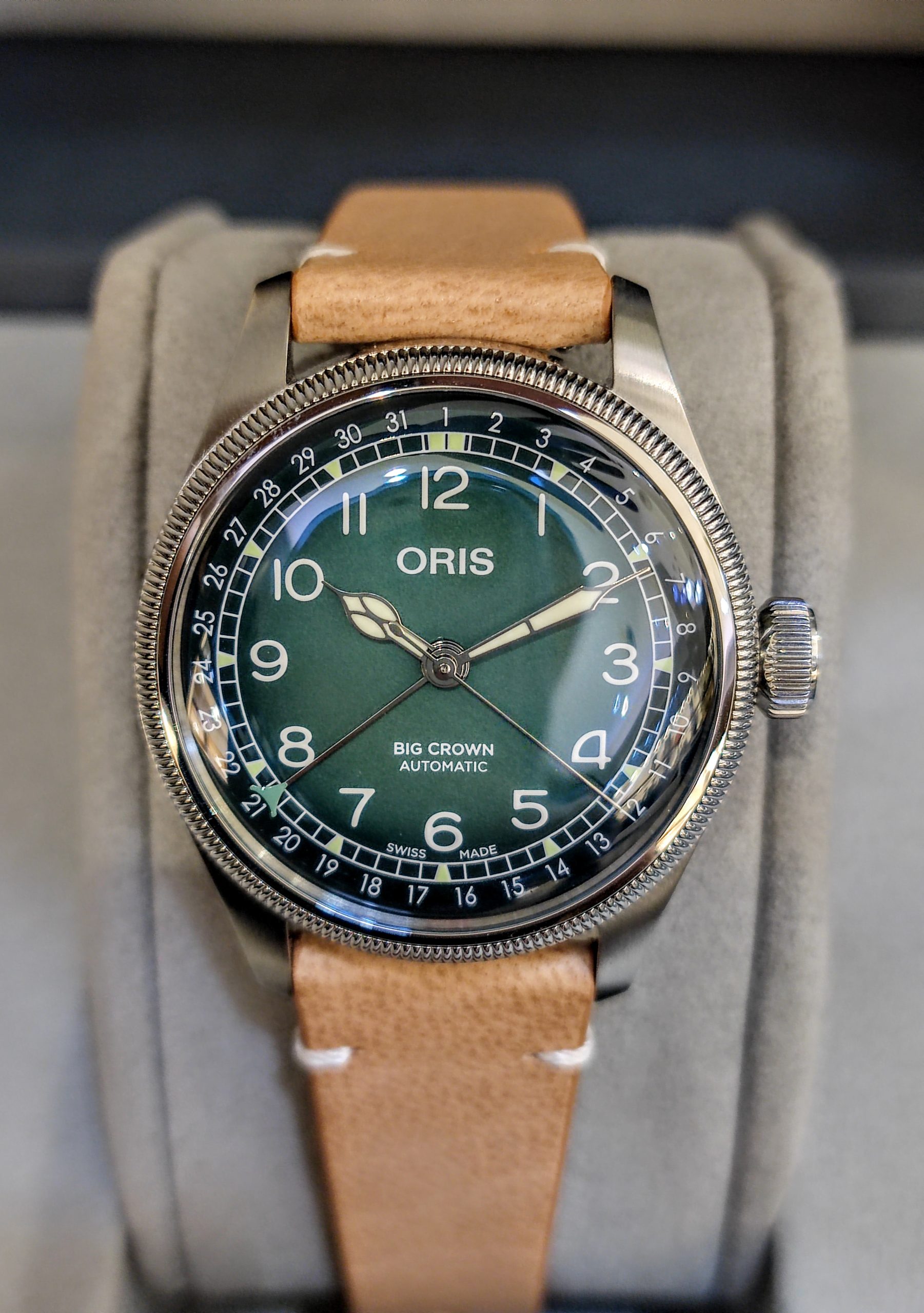 ORIS BIG CROWN POINTER DATE X CERVO VOLANTE 754 7779 4067 GREEN - Main Image